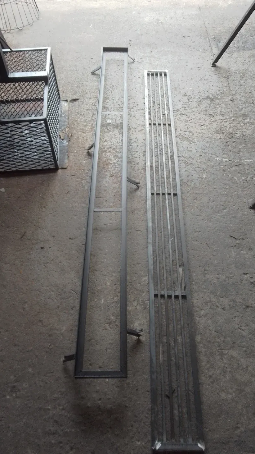 Fabricación de rejas en el taller